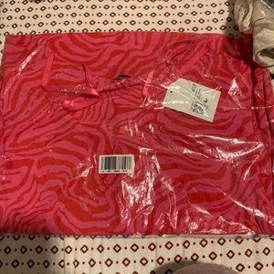 Pink zebra bodycon dress